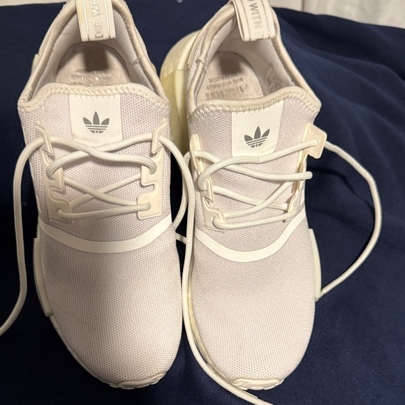 adidas White and Cream Athletic Shoes main image 6